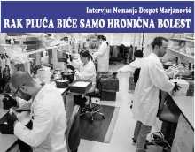 RAK PLUĆA BIĆE SAMO HRONIČNA BOLEST