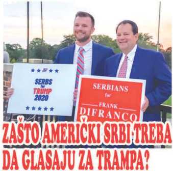 ZAŠTO AMERIČKI SRBI TREBA DA GLASAJU ZA TRAMPA