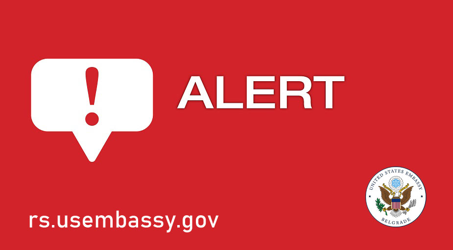 URGENT Travel Alert: U.S. Bound Flight Departing Belgrade on April 8