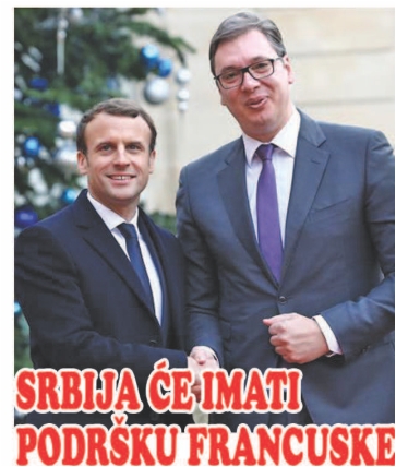 VUČIĆ: SRBIJA ĆE IMATI OZBILJNU PODRŠKU FRANCUSKE NA PUTU KA EU