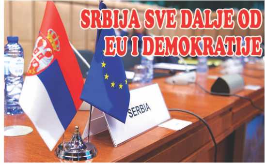 SRBIJA SVE DALJE OD EU I DEMOKRATIJE