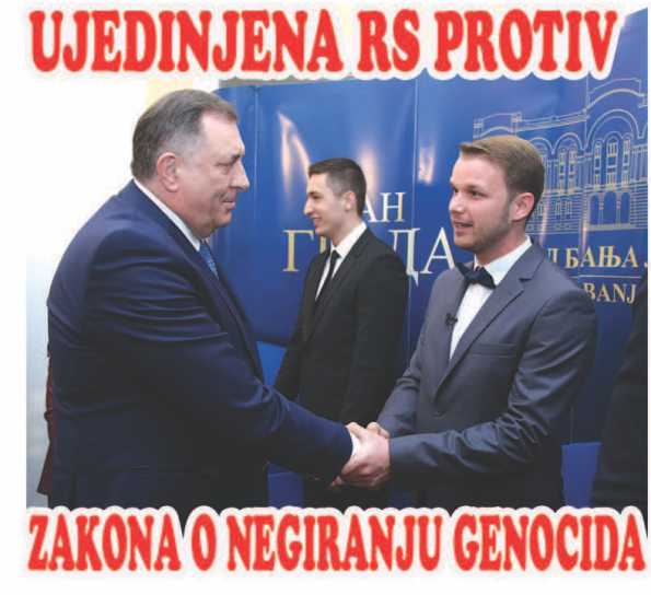 UJEDINJENA RS PROTIV ZAKONA O NEGIRANJU GENOCIDA