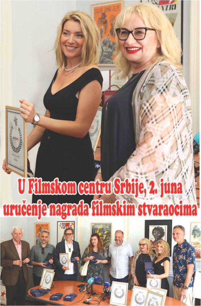 Uručenje nagrada filmskim stvaraocima 
