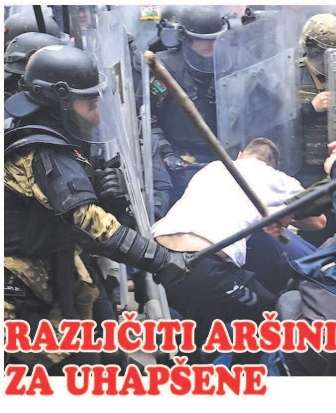 RAZLIČITI ARŠINI ZA UHAPŠENE