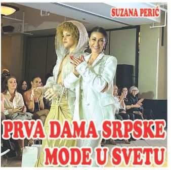 PRVA DAMA SRPSKE MODE U SVETU 