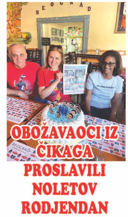 OBOŽAVAOCI IZ ČIKAGA PROSLAVILI NOLETOV RODJENDAN