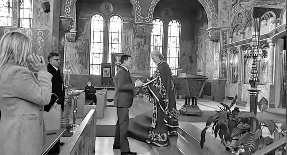 GRENEL NA LITURGIJI U HRAMU SVETOG SAVE 