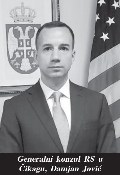konzul Republike Srbije u Čikagu Damjan Jović